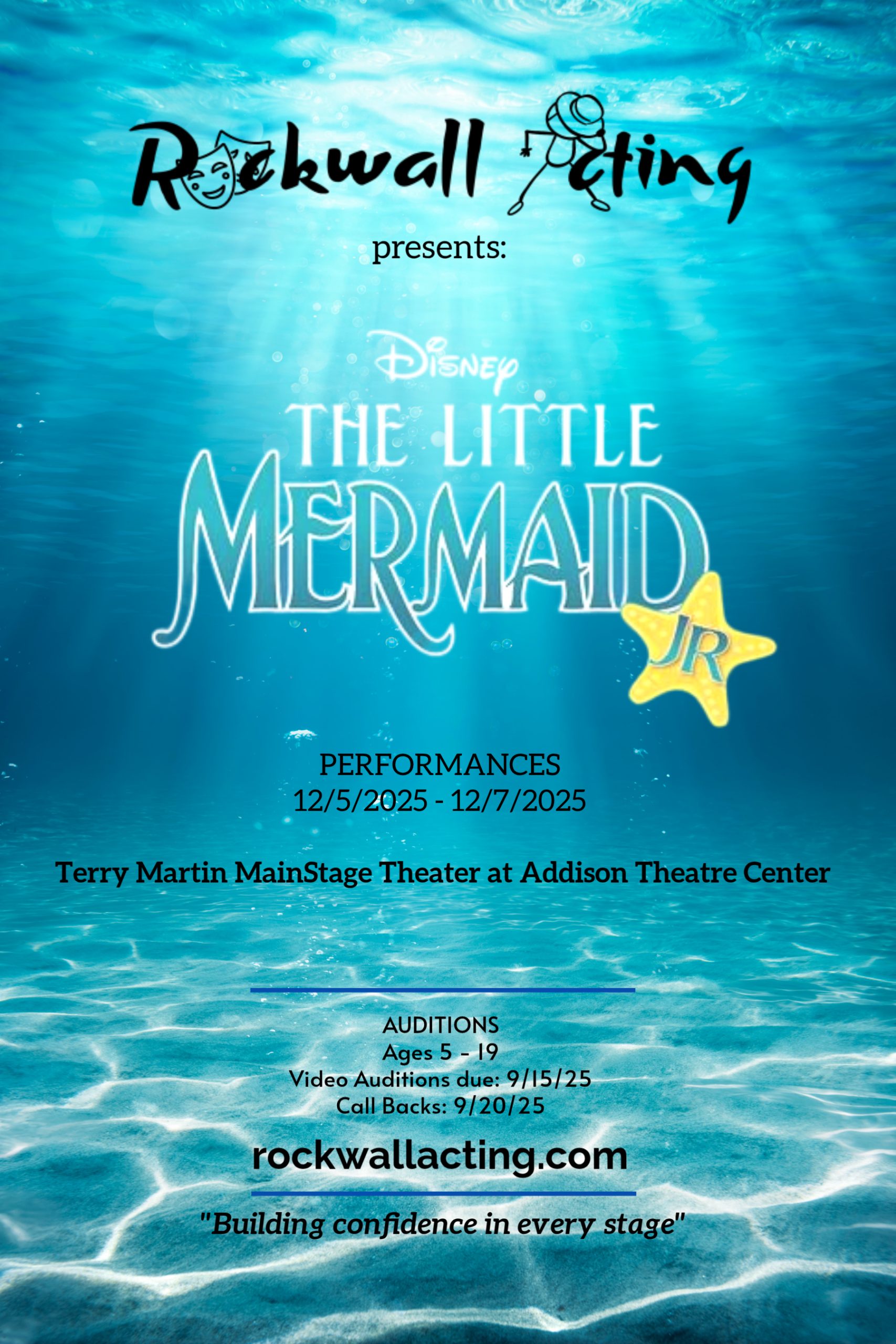 Rockwall Acting presents ‘The Little Mermaid Jr’