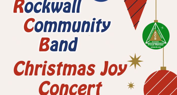 Celebrate a joyful Christmas season with the sounds of our Rockwall Community Band