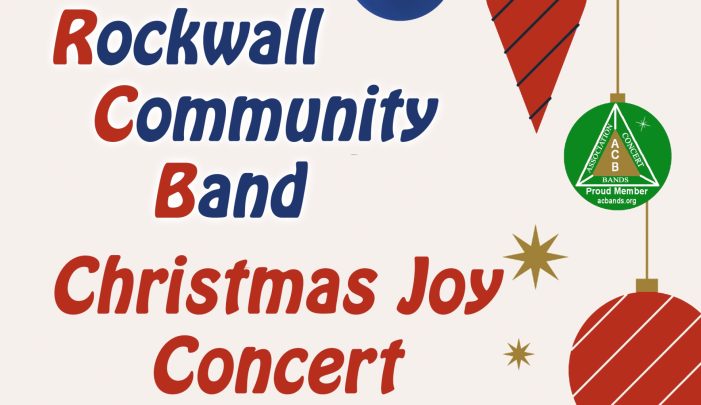 Celebrate a joyful Christmas season with the sounds of our Rockwall Community Band