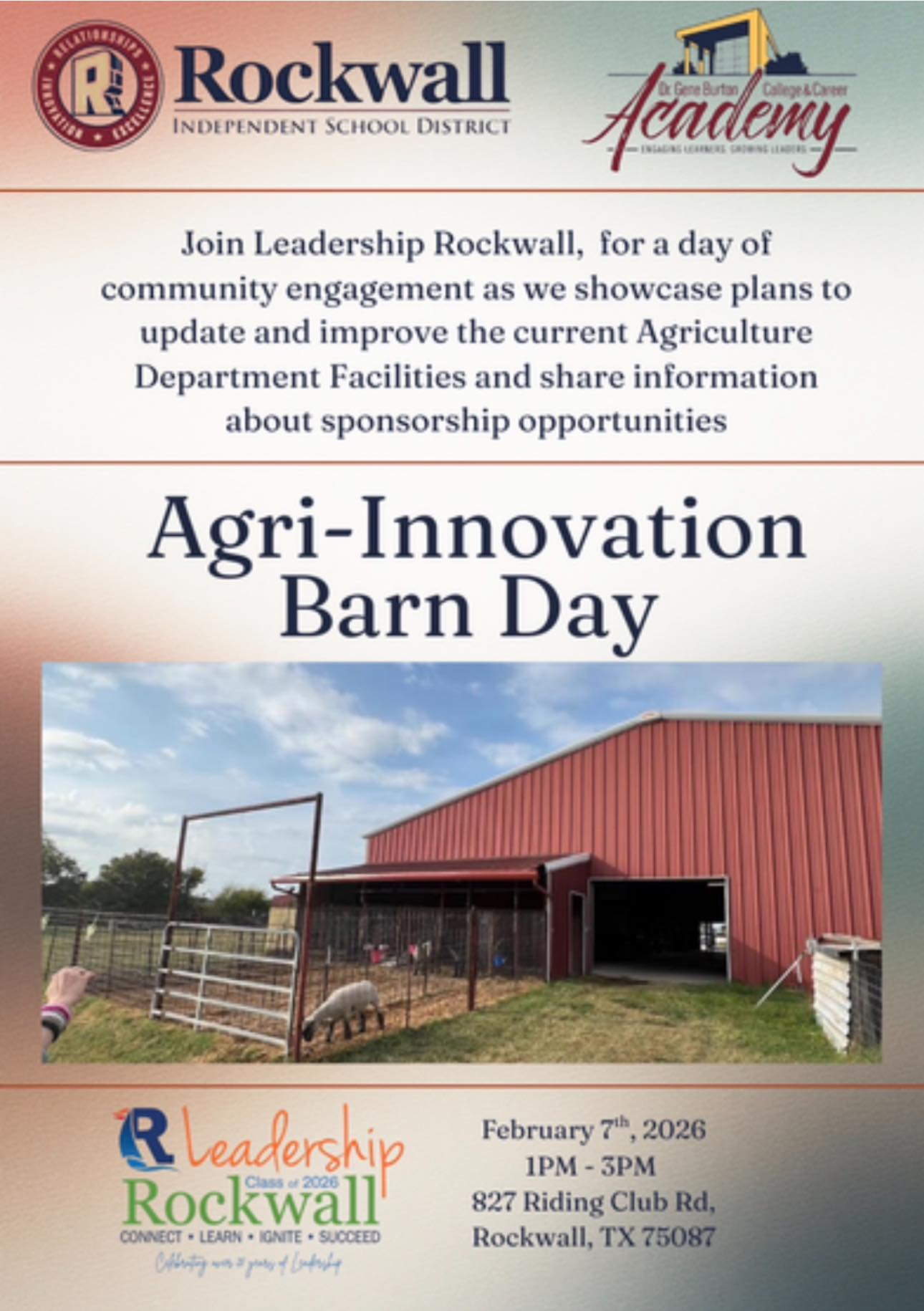 Barn Doors Open, Futures Grow: Leadership Rockwall invites community to ‘Barn Day’ Feb. 7