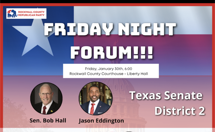 Meet the Candidates: Final Friday Night Forum takes place Friday, January 30