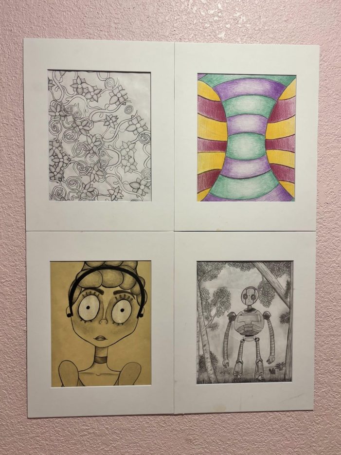 Ouida Baley Middle School Partners with Main Street Emporium for Month-Long Student Art Exhibition