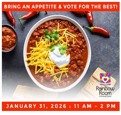 Rockwall heats up with the 2nd Annual Chili Cook-off for The Rainbow Room