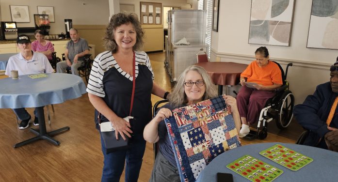 Rockwall woman delivers handmade lap quilts — and a message of love — to local seniors