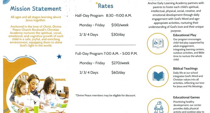 Divine Peace Church opens Anchor Early Learning Academy in downtown Rockwall