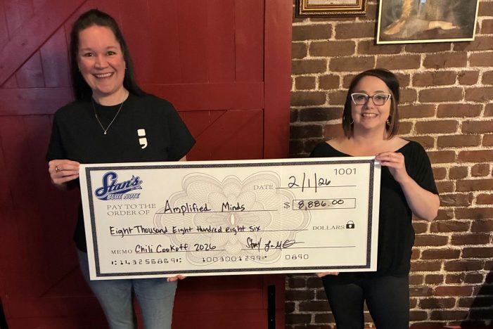 Stan’s Blue Note draws record-setting crowd, raises $8,886 for Amplified Minds at 14th Annual Chili Cook-Off