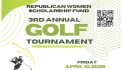 Republican Women Scholarship Fund to host Third Annual Golf Tournament at Buffalo Creek Golf Club