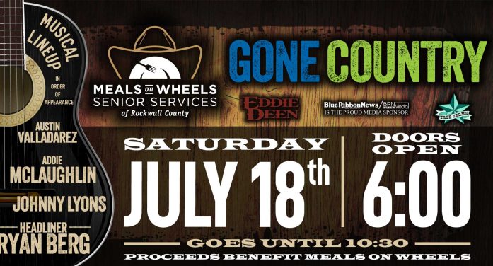 Tickets, sponsorships available for Rockwall County Meals on Wheels’ 3rd Annual ‘Gone Country’ Music Fest