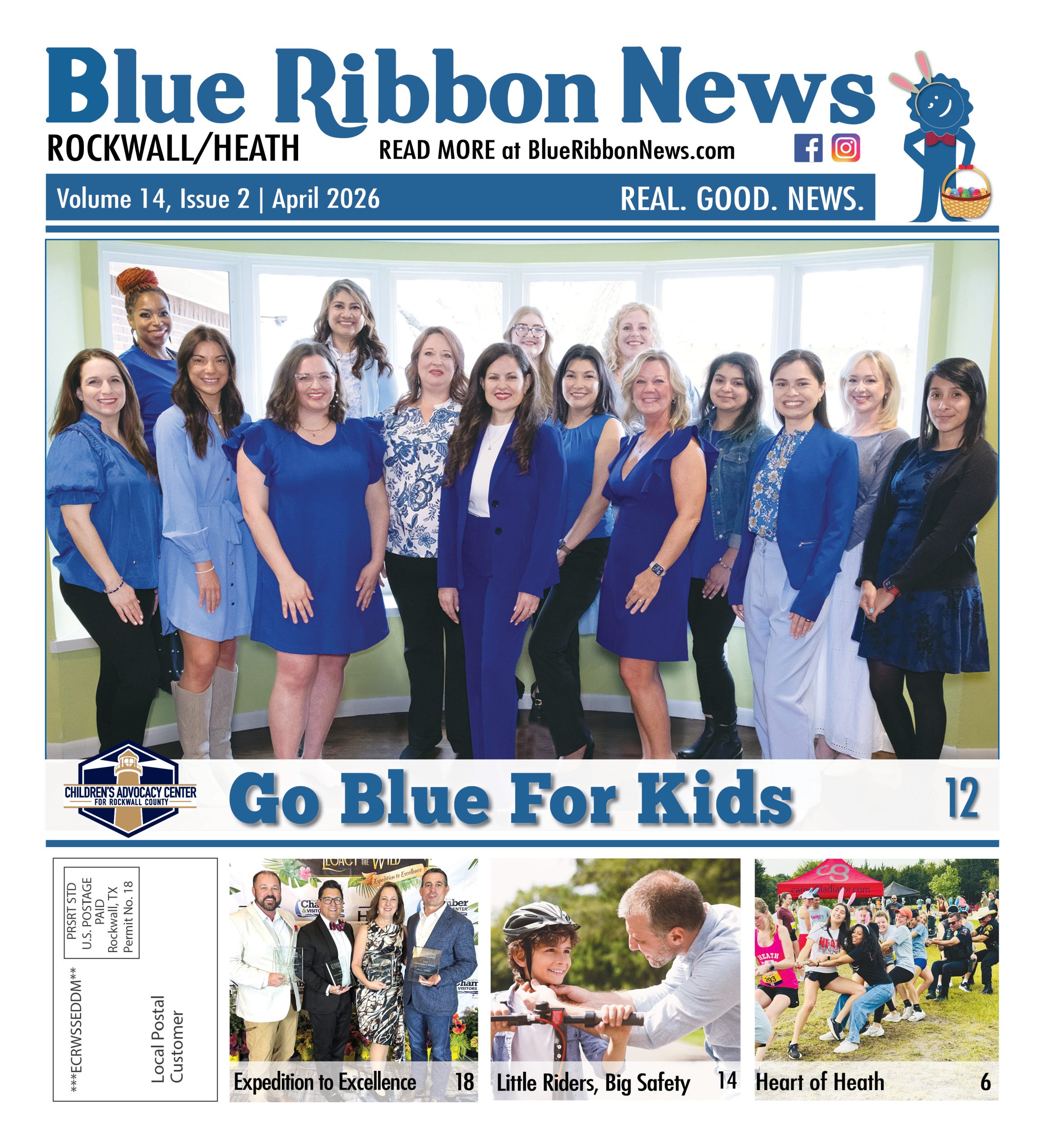 Blue Ribbon News Goes Blue for Kids | April Issue Hits Mailboxes Next Week