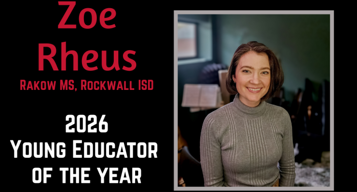 Rakow MS Orchestra Teacher Named Young Educator of the Year