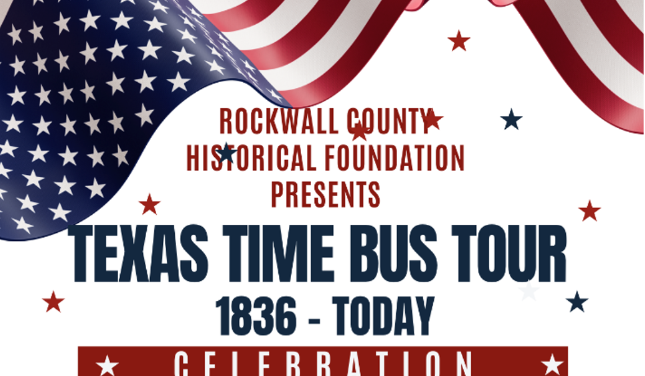 Rockwall County Historical Foundation launches ‘Texas Time Bus Tour’ to kick off America’s 250th celebration