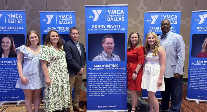 J.E.R. Chilton YMCA at Rockwall Names Ronny Pewitt Volunteer of the Year at YMCA of Metropolitan Dallas 140th Annual Celebration with Fellow Honorees