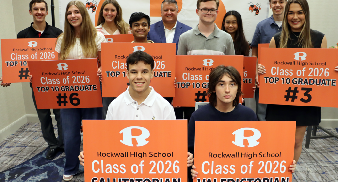 Rockwall High School Celebrates Class of 2026 Top 10 Students