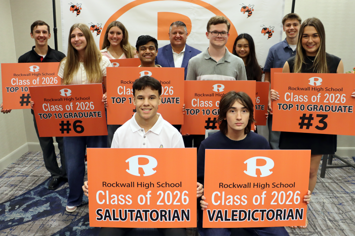 Rockwall High School Celebrates Class of 2026 Top 10 Students