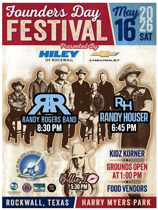 Plan ahead for Rockwall Founders Day