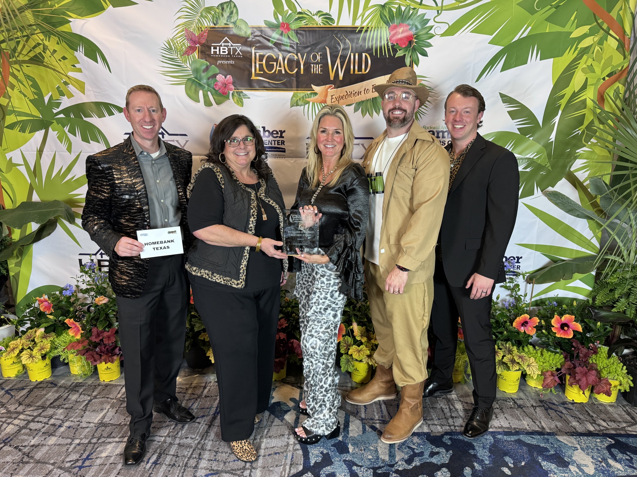 HomeBank Texas Honored for Community Impact, Celebrates 25 Years with Rockwall Area Chamber