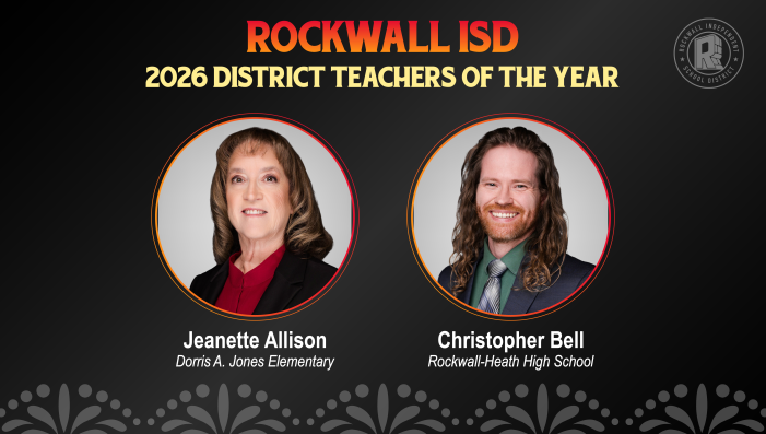 Rockwall ISD Announces 2026 District Teachers of the Year