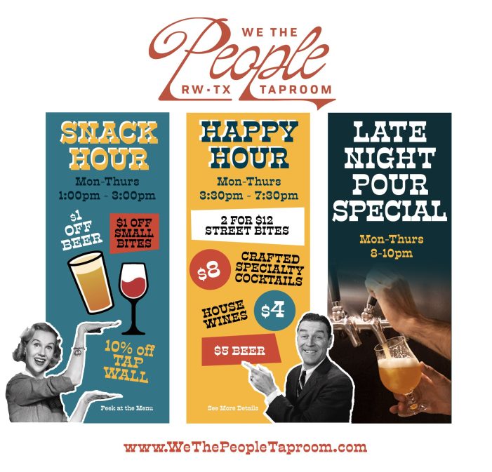 We The People Taproom Launches “Snack Hour” and Extended Happy Hour in Rockwall