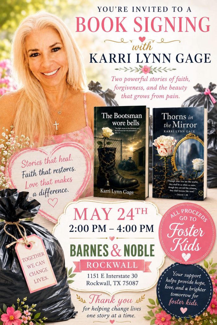 Local Author to Host Book Signing Benefiting Foster Children