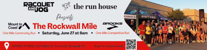 Run The Rockwall Mile, Set For June 27