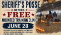 Rockwall County Sheriff’s Posse Offers Free Mounted Training Clinic June 28 for Area Horse Riders