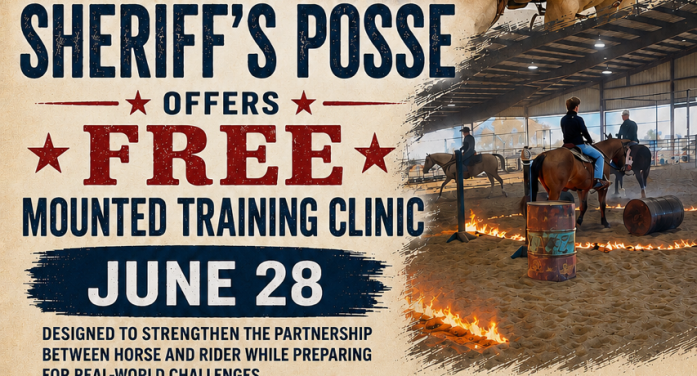 Rockwall County Sheriff’s Posse Offers Free Mounted Training Clinic June 28 for Area Horse Riders