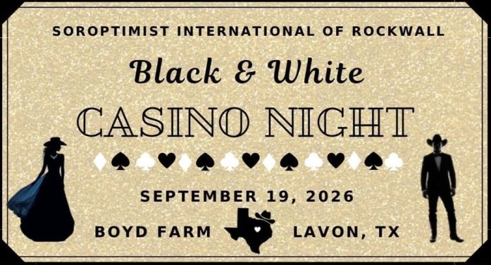 Place Your Bets for a Great Cause at Soroptimist’s Texas Glam Casino Night