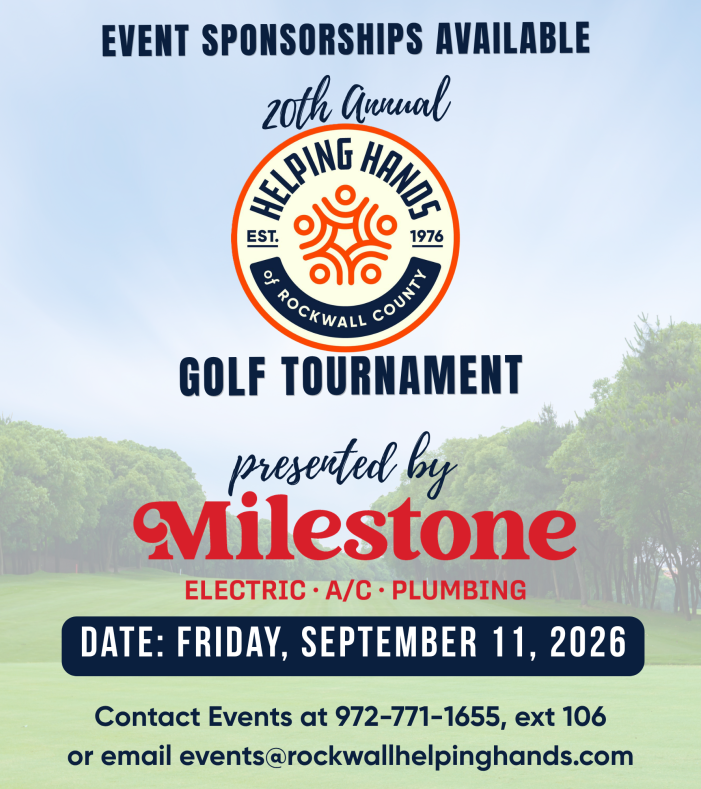 Event Sponsorships Available for Rockwall Helping Hands Golf Tournament