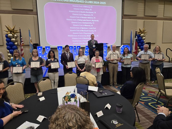 Rockwall County Kiwanis Club Earns Kiwanis International Distinguished Club Award Rockwall County Kiwanis Club Earns Kiwanis International Distinguished Club Award