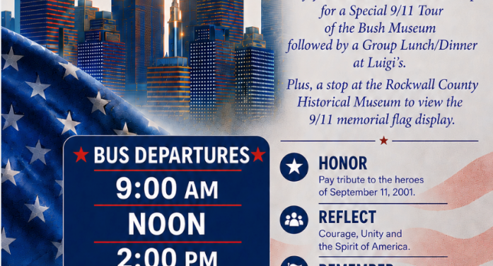 Rockwall County Historical Foundation invites community to reflect on 25th anniversary of 9/11
