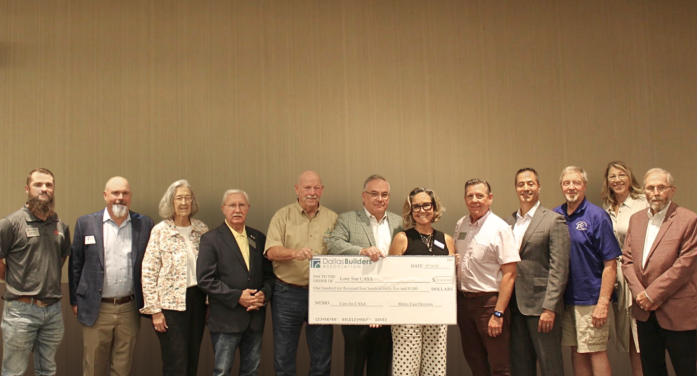 Dallas Builders Association Metro East Division Presents Donation to Lone Star CASA Through 21st Annual Cars for CASA