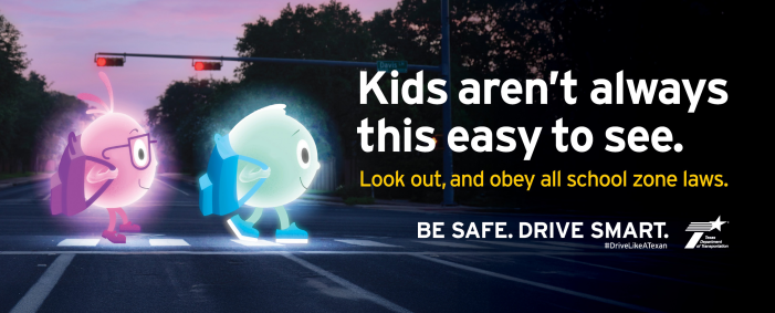 TxDOT: Distracted Driving and Speeding Put School Children at Risk