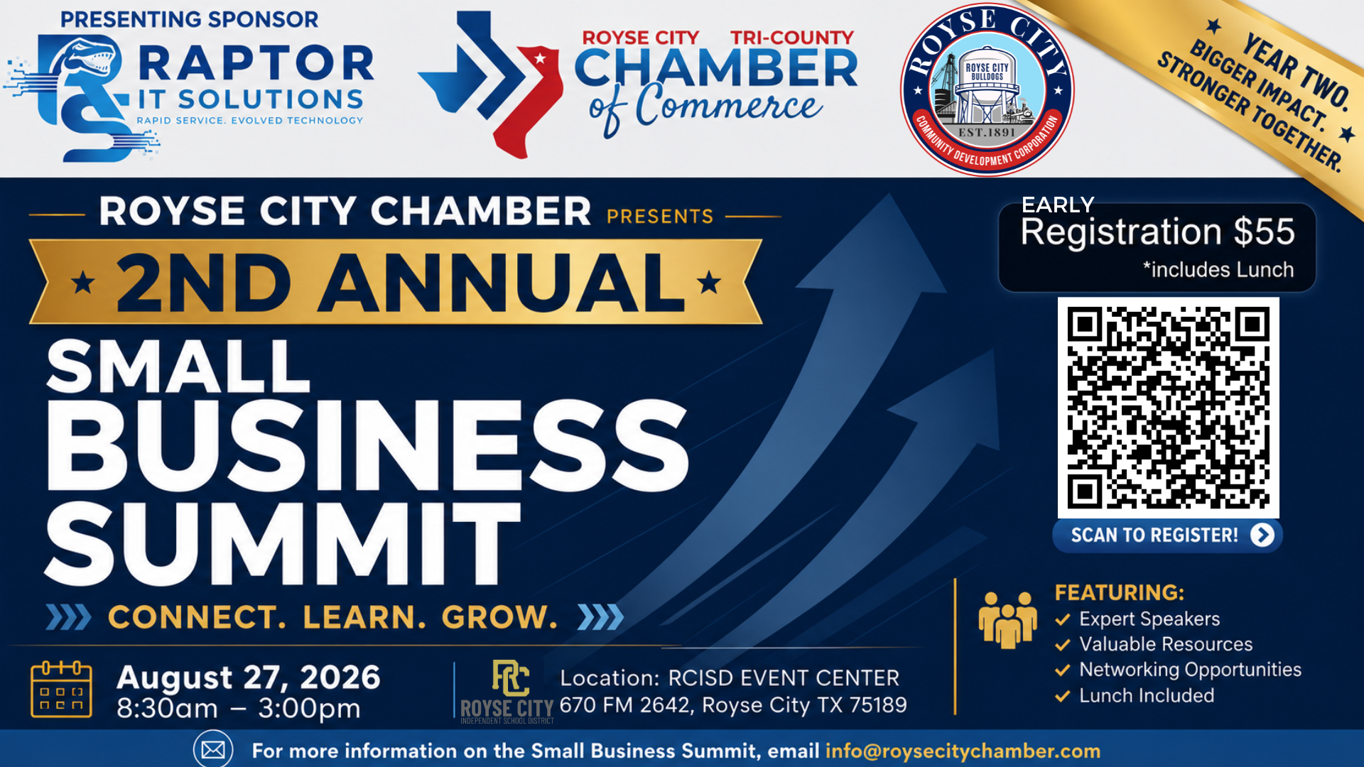 Royse City Chamber Announces Second Annual Small Business Summit