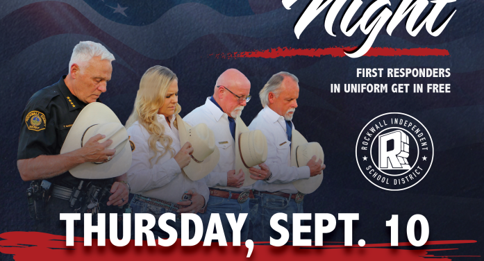 Rockwall ISD to honor local heroes at First Responders Night Sept. 10