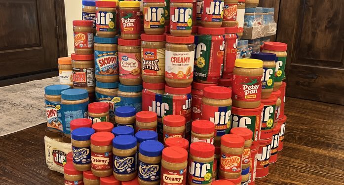 Local church congregations donate more than 1K pouds of peanutbutter to fight hunger in North Texas