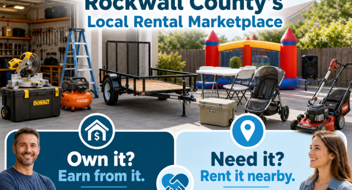 Rockwall resident builds RentLokr to help neighbors rent everyday items
