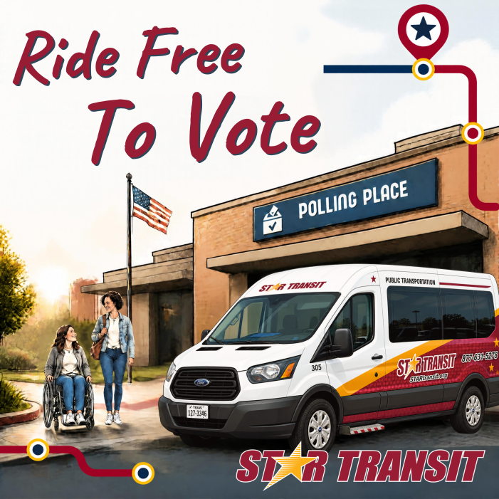 Ride Free to Vote with STAR Transit