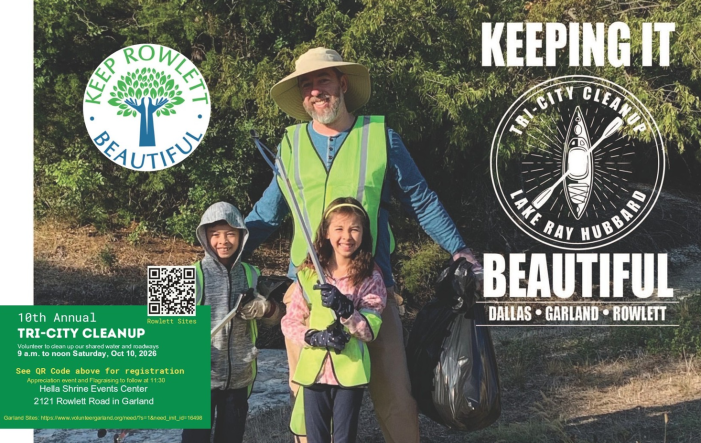One Lake, Three Cities: 10th Annual Tri-City Cleanup Set for Oct. 10