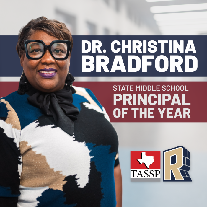 Dr. Christina Bradford Named TASSP 2027 State Middle School Principal of the Year