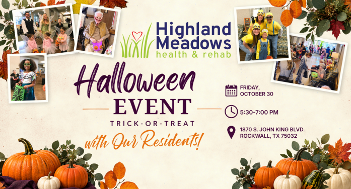 Highland Meadows Invites Community to Trick-or-Treat with Residents, Seeks Candy Donations